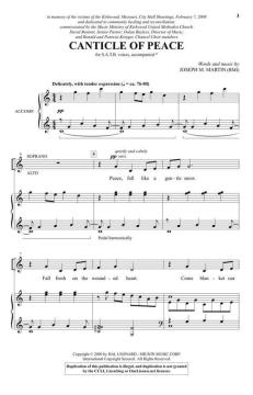 Canticle of Peace von Joseph M. Martin (Download) 