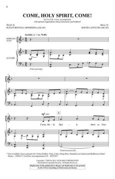 Come, Holy Spirit, Come! von David Lantz III 