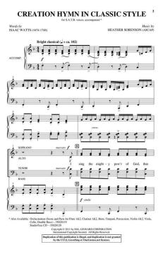 Creation Hymn In Classic Style von Heather Sorenson 