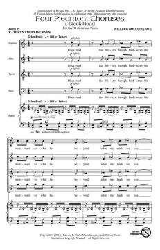Four Piedmont Choruses von William Bolcom (Download) 