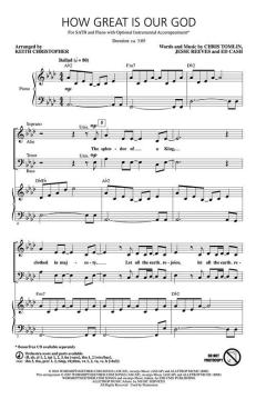 How Great Is Our God von Chris Tomlin (Download) 