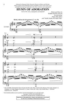 Hymn of Adoration von Mark Hayes (Download) 