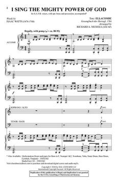 I Sing the Mighty Power of God (Download) 