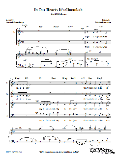 In Our Hearts It's Chanukah von Michael Isaacson (Download) 