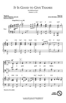 It Is Good To Give Thanks von Stan Pethel (Download) 