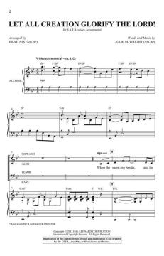 Let All Creation Glorify the Lord von Julie M. Wright (Download) 