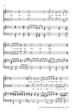 Let All the World in Every Corner Sing von George Herbert 
