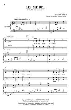 Let Me Be... von Heather Sorenson (Download) 