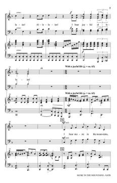 Music in the Mountains von Joseph M. Martin 
