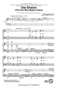 Ose Shalom (The One Who Makes Peace) (John Leavitt) 
