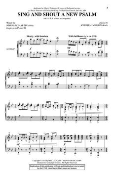 Sing and Shout a New Psalm von Joseph M. Martin (Download) 