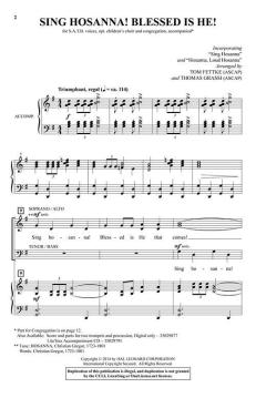 Sing Hosanna! Blessed Is He! (Download) 