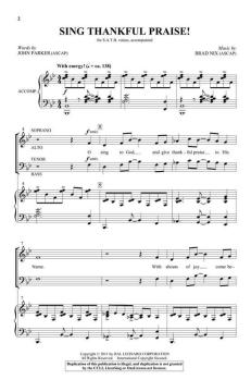 Sing Thankful Praise! von Brad Nix (Download) 
