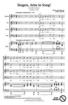 Singers, Arise In Song! von Greg Gilpin 