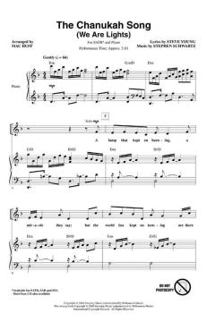 The Chanukah Song (We Are Lights) von Stephen L. Schwartz (Download) 