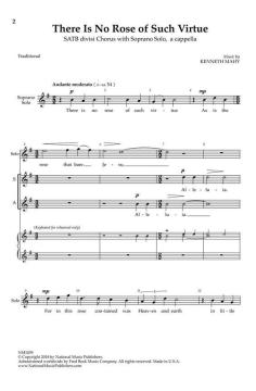 There Is No Rose of Such Virtue von Kenneth Mahy (Download) 