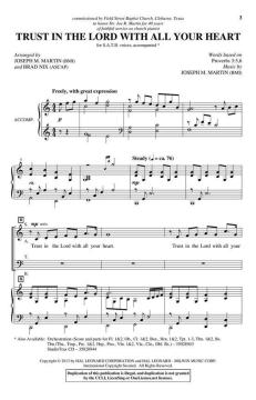 Trust In the Lord with All Your Heart von Joseph M. Martin 
