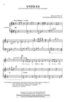 Unto Us von Heather Sorenson (Download) 