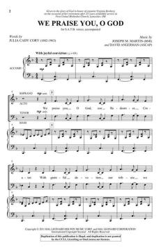 We Praise You, O God von David Angerman 