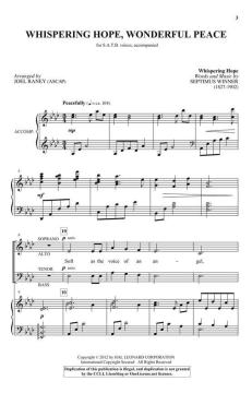 Whispering Hope, Wonderful Place (Download) 