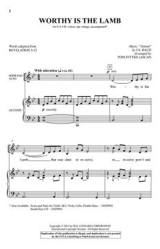 Worthy Is the Lamb von Johann Sebastian Bach 