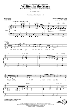 Written In The Stars (From Aida) (Elton John) 