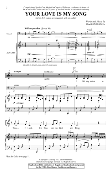 Your Love Is My Song von Dale Peterson 