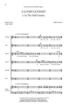 A Lover's Journey von Libby Larsen (Download) 