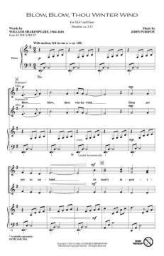 Blow, Blow, Thou Winter Wind von John Purifoy (Download) 