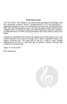 It's You I Like von Fred Rogers (Download) 