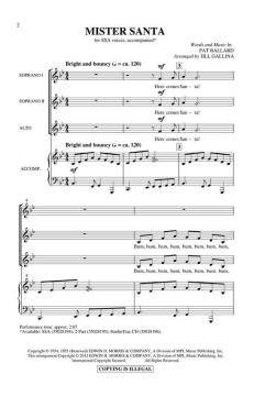 Mister Santa von Pat Ballard (Download) 