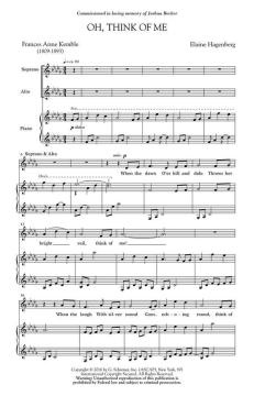 Oh, Think Of Me von Elaine Hagenberg (Download) 