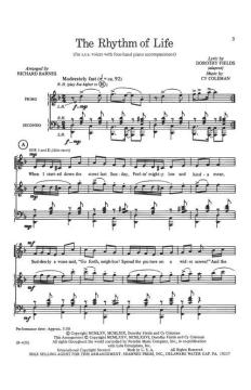 The Rhythm Of Life von Dorothy Fields (Download) 