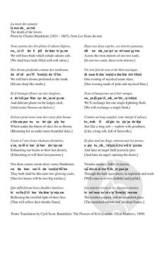 La Mort Des Amants von Andrew Jacobsen (Download) 