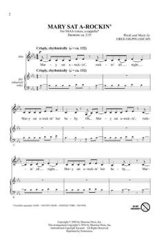 Mary Sat A-Rockin' von Greg Gilpin (Download) 