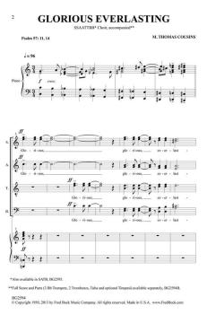 Glorious Everlasting von M. Thomas Cousins (Download) 