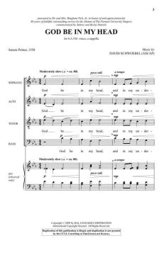 God Be in My Head von David Schwoebel 