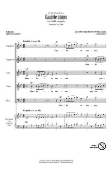 Gaudete Omnes von Jan Pieter Sweelinck (Download) 
