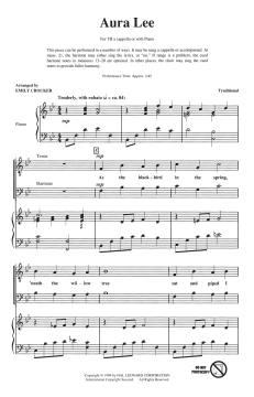 Songs For Tenor Bass Chorus 