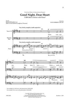 Good Night, Dear Heart von Dan Forrest (Download) 