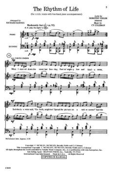 The Rhythm Of Life (Dorothy Fields) 