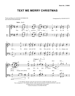 Text Me Merry Christmas von Adam Scott (Download) 