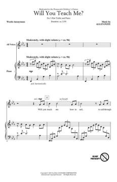 Will You Teach Me? von Allen Pote (Download) 