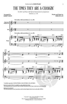 The Times They Are A-Changin' von Bob Dylan (Download) 
