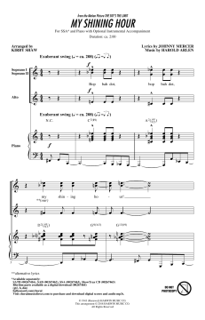 My Shining Hour von Harold Arlen (Download) 