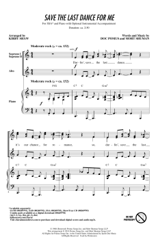 Save the Last Dance for Me von Mort Shuman (Download) 