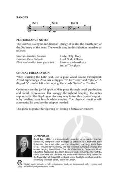 A Joyful Sanctus von Cristi Cary Miller (Download) 