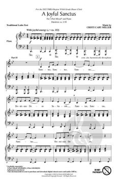 A Joyful Sanctus von Cristi Cary Miller (Download) 