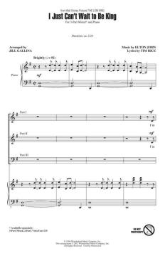 I Just Can't Wait To Be King (Elton John) 