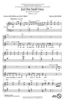 Just One Small Voice von Don Besig (Download) 